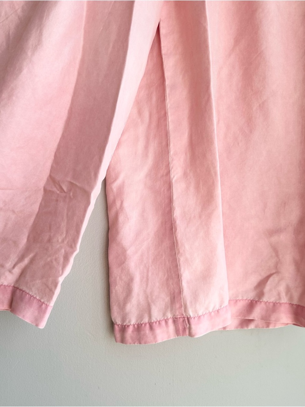 CAROL LITTLE 100% silk wide leg pants pink magical festival wear - Picture 5 of 7
